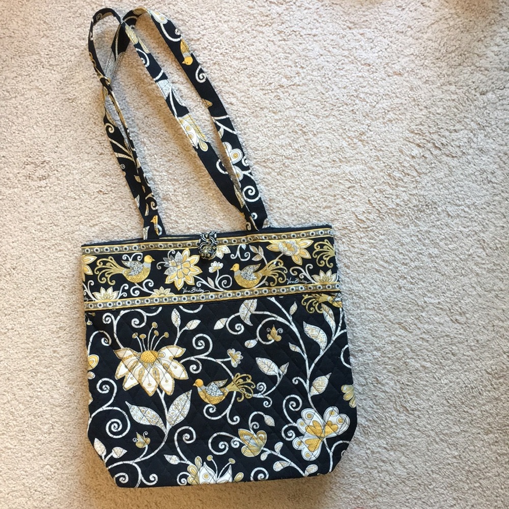 Vera Bradley tote bag “Yellow Bird” pattern